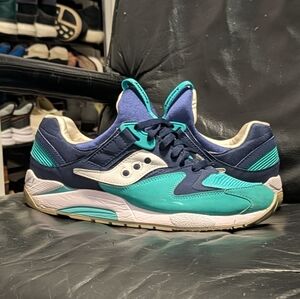Saucony Grid 9000 - "Mint/Navy Blue"